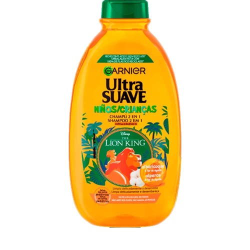Garnier Ultra Gentle Apricot Kids Shampoo 600ml