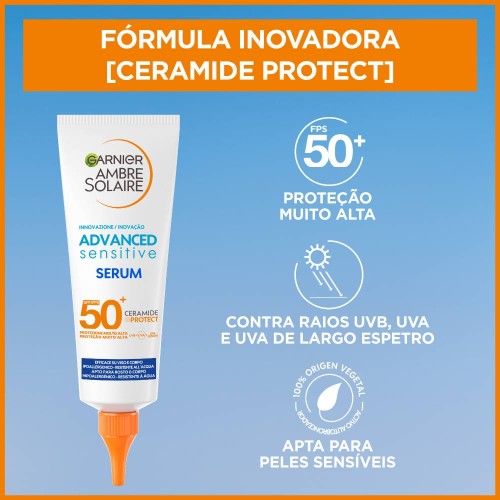 Garnier Ambre Solaire Advanced Sensitive Serum SPF50+ 125ml