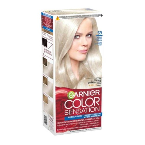 Garnier Color Sensation Permanent Cream Colour S9 Grey Platinum Blonde