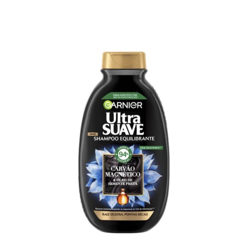 Garnier Ultra Soft Magnetic Charcoal Shampoo 250ml
