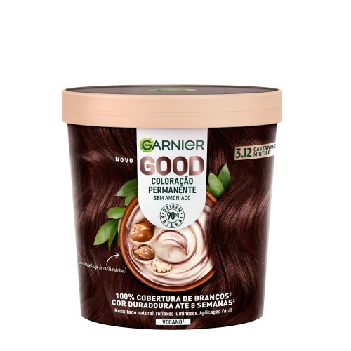 Garnier Good Cocoon Permanent Colour 3.12 Brown Blueberry 550ml