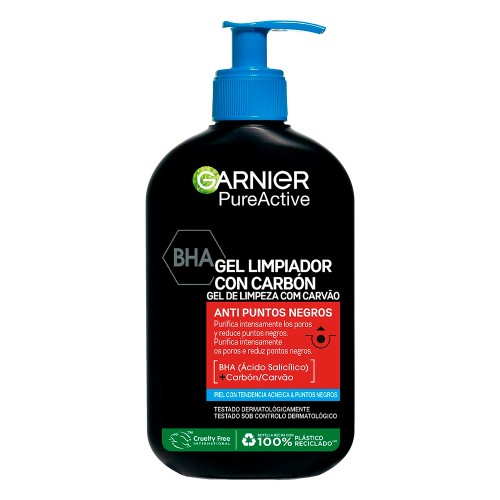 Garnier Pure Active Charcoal Anti-Blackhead Cleansing Gel 250ml