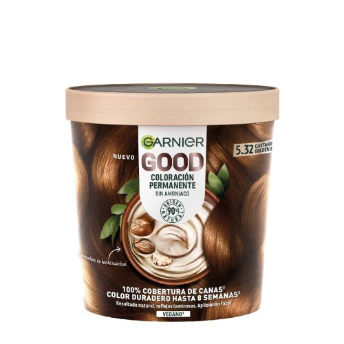 Garnier Good Cocoon Permanent Colour 5.32 Golden Hour Brown
