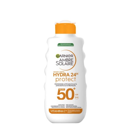 Garnier Ambre Solaire Hydra 24h Protect Sunscreen Milk SPF50+ 175ml