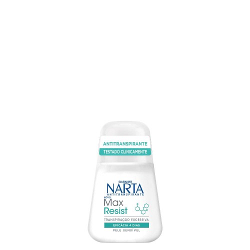 Garnier Narta Max Resist Antiperspirant Roll-On for Sensitive Skin 50ml