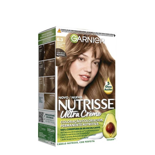 Garnier Nutrisse Permanent Coloring 6.3 Golden Dark Laurel
