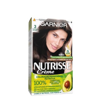 Garnier Nutrisse Permanent Coloring 3 Dark Brown