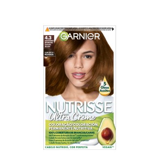 Garnier Nutrisse Permanent Coloring 4.3 Golden Brown