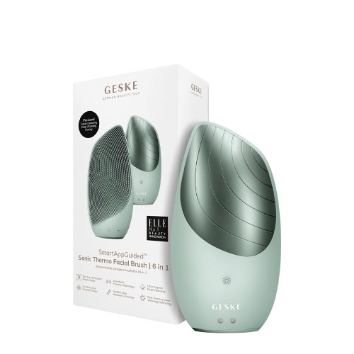 GESKE Sonic Thermo Facial Brush 6 in 1 Green