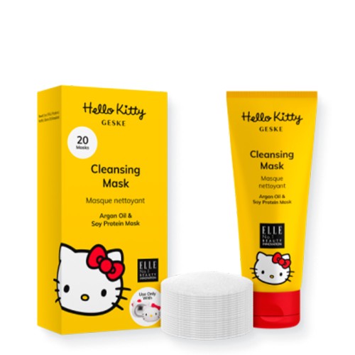 GESKE Hello Kitty Cleansing Mask with Sonic Warm&Cool Mask Pink 50ml