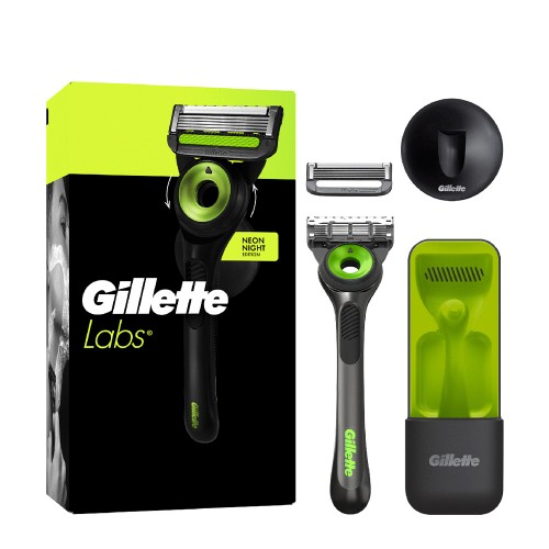 Gillette Labs Neon Night + 2 refills + Travel Case