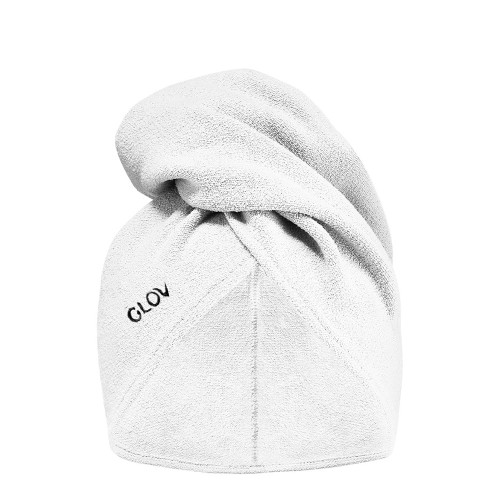 GLOV Premium Hair Towel Wrap White