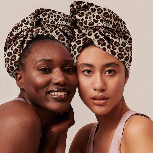 GLOV Premium Hair Towel Wrap Cheetah