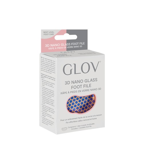 GLOV 3D Nano Glass Foot File Pink