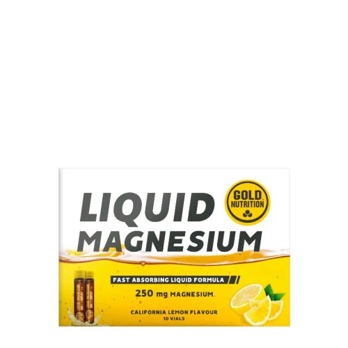 GoldNutrition Liquid Magnesium Lemon Flavour 10x25ml