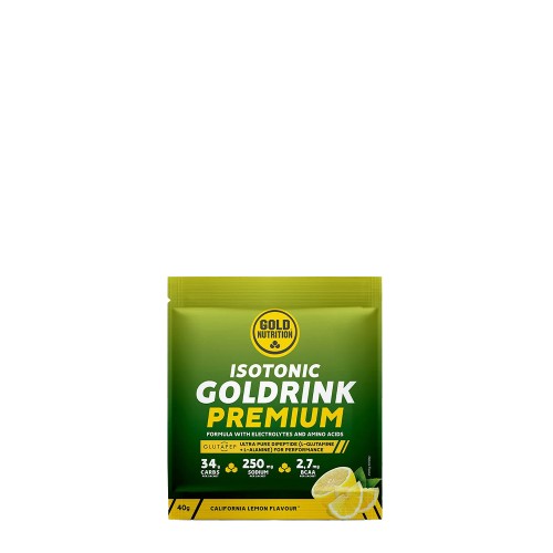 GoldNutrition Goldrink Premium Lemon Isotonic Drink 40g