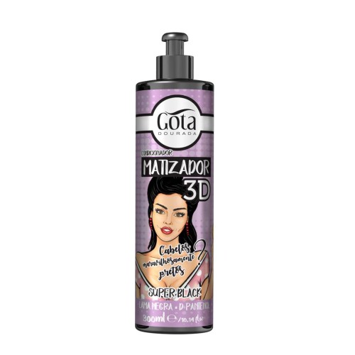 Golden Drop Matizador 3D Super Black 300ml