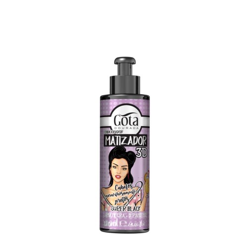 Golden Drop Matizador 3D Super Black 120ml