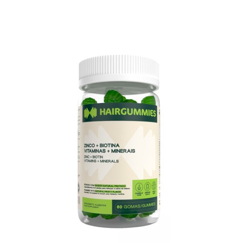 Hairgummies Zinc+Biotin+Vitamins+Minerals 60 gummies