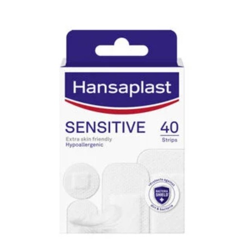 Hansaplast Sensitive 40 units - 4 sizes