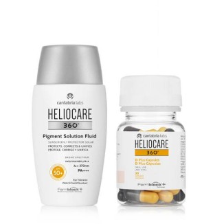 Heliocare 360º D Plus 30 Capsules + Heliocare 360º Pigment Solution Fluid 50ml