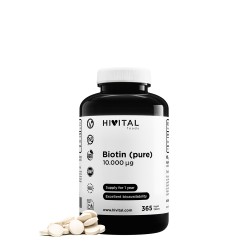 Hivital Biotin 10,000ug 365 tablets