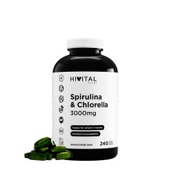 Hivital Spirulina & Chlorella 3000mg 240 tablets