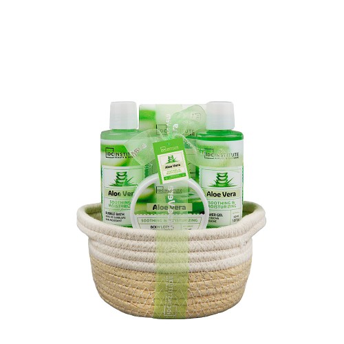 IDC Institute Aloe Vera Bath 4 Pieces Set