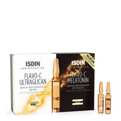 ISDIN Isdinceutics Flavo-C Ultraglican 10x2ml + Flavo-C Melatonin 10x2ml ISDIN Isdinceutics Flavo-C Ultraglican 10x2ml + Flavo-C Melatonin 10x2ml
