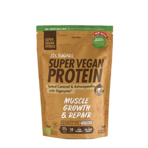 Iswari Super Vegan Protein Bio Caramel Sea Salt 400g