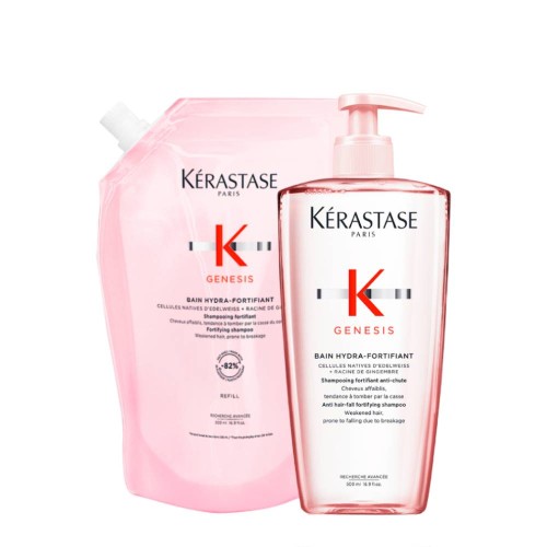 Kérastase Genesis Bain Hydra-Fortifiant 500ml + Refill 500ml