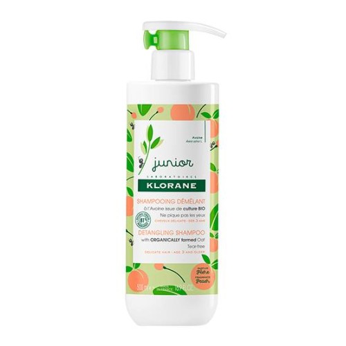 Klorane Junior Peach Shampoo Children's Delicate Hair 500ml