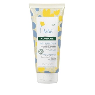 Klorane Calendula BIO Baby Cleansing Gel for Hair and Body Normal Skin 200ml