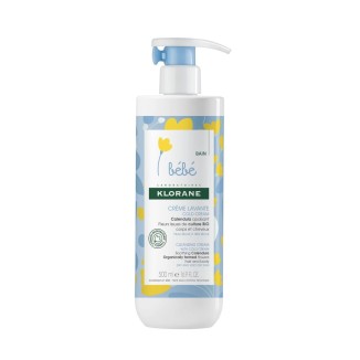 Klorane Calendula BIO Cleansing Cream with Cold Cream baby for body and hair dry and very dry skin 500ml
