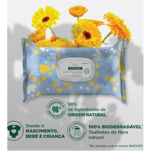 Klorane Calendula BIO Cleansing Baby Cleansing Body Normal to Dry Skin 25uni