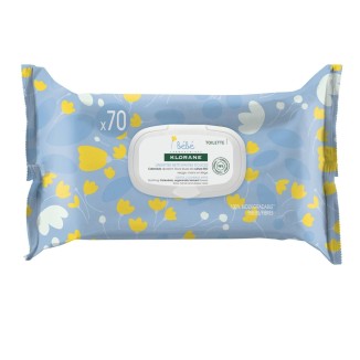 Klorane Calendula BIO Wipes Cleansing baby body normal to dry skin 70uni