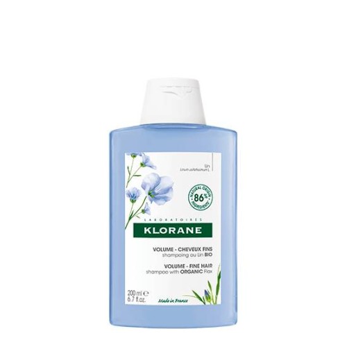 Klorane Linen BIO Shampoo Volume Fine Hair 200ml