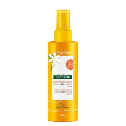 Klorane Tamanu BIO and Monoï Spray Solar SPF 30 body 200ml