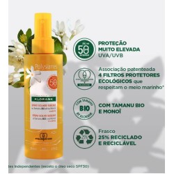 Klorane Tamanu BIO and Monoï Solar Spray SPF50+ body 200ml