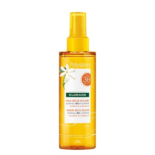 Klorane Tamanu BIO and Monoï Dry Oil SPF 30 for Body and Hair 200ml