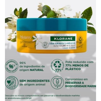 Klorane Tamanu BIO and Monoï Post Solar Cream face and body 200ml
