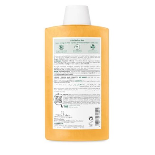 Klorane Mango Nourishing Shampoo Dry Hair 400ml