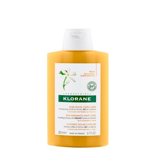 Klorane Tamanu BIO and Monoï Nourishing Shampoo Sun-Exposed Hair 200ml