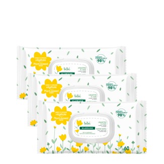 Klorane Bébé Water Wipes 60 units Special Price