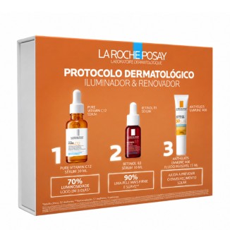 La Roche-Posay Illuminating and Renewing Dermatological Protocol Coffret
