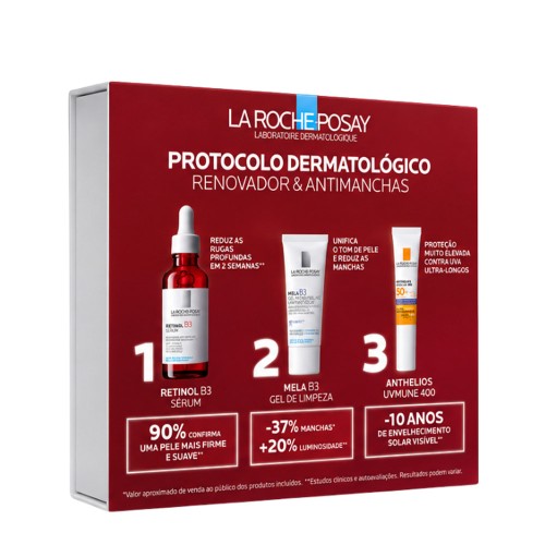 La Roche-Posay Dermatological Renewing and Anti-Stain Protocol Set