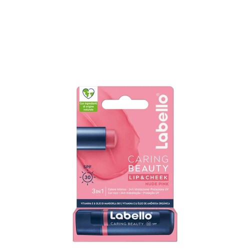 Labello Caring Beauty Lip & Cheek Nude Pink SPF30