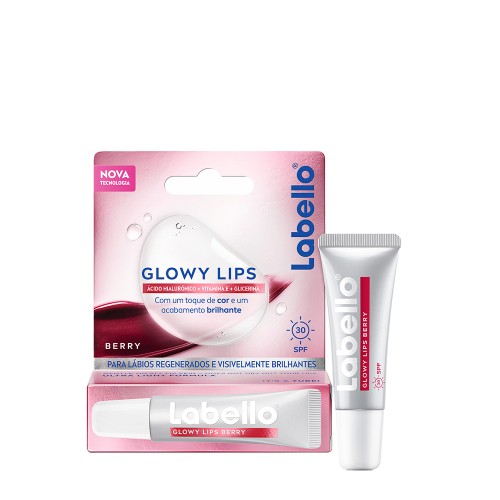 Labello Glowy Lips Lip Balm SPF30 Berry