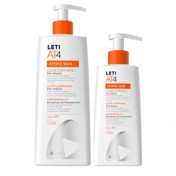 Leti AT4 Bath Gel 500ml + Body Milk 250ml