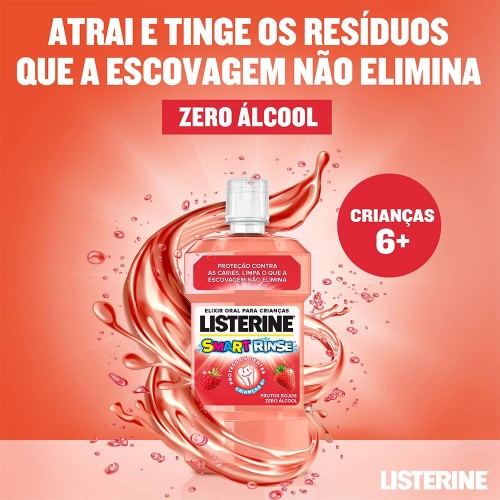 Listerine Smart Rinse Berry Kids 500ml